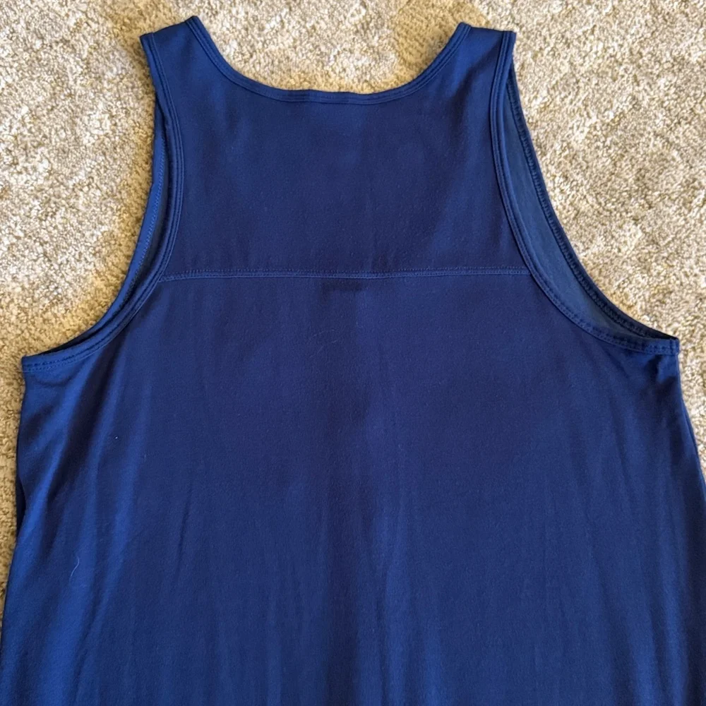 LOLE Women’s Navy/Black Anita Drawstring Tunic Swimsuit Cover-Up—XS